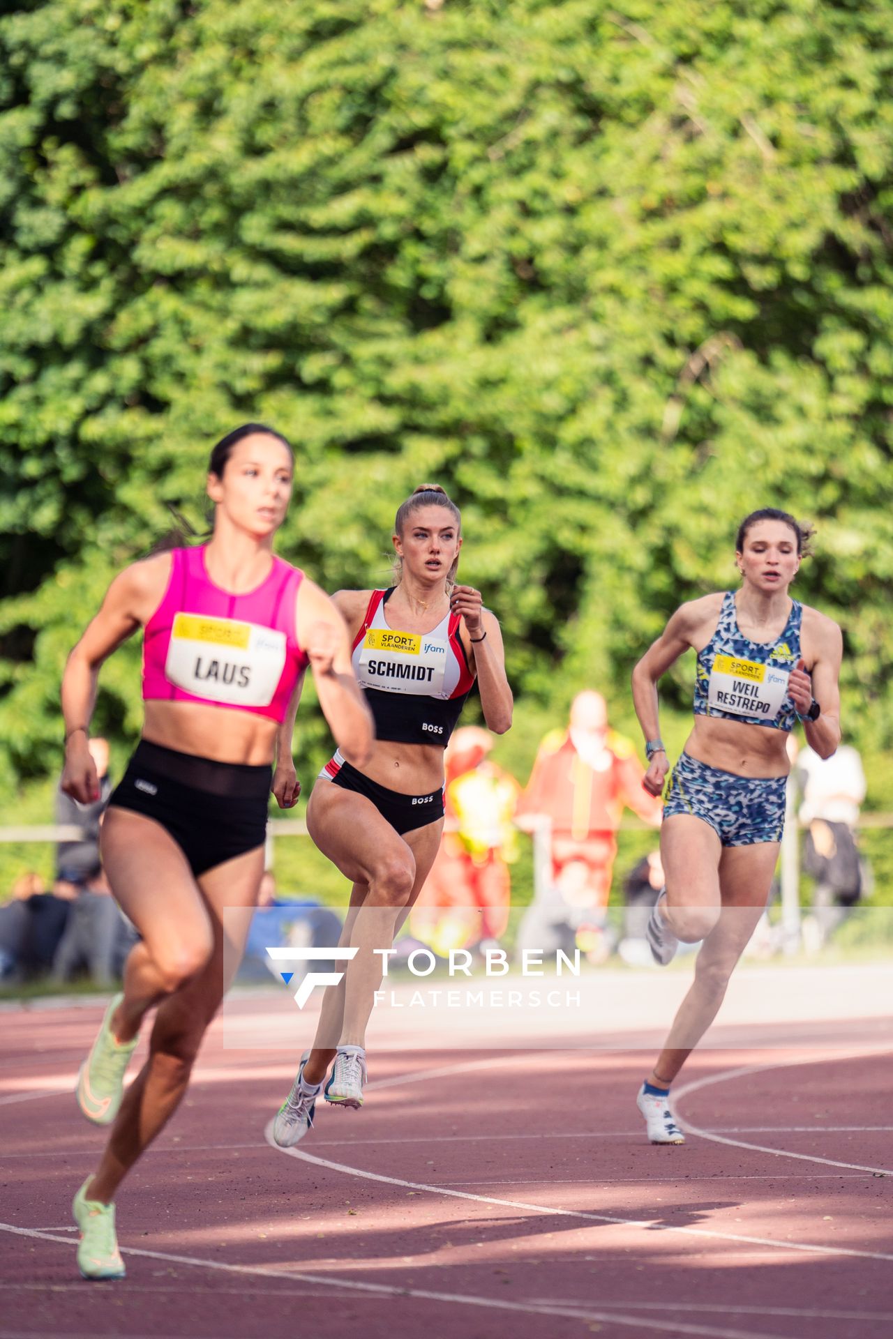 Alica Schmidt (SCC Berlin) am 28.05.2022 waehrend der World Athletics Continental Tour IFAM Oordegem in Oordegem